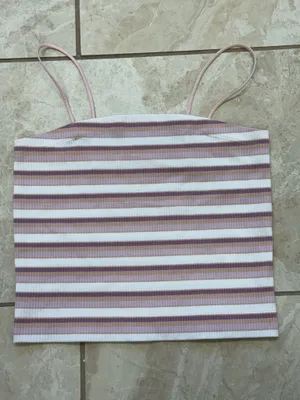 American Eagle Striped Tank Top thumbnail 1
