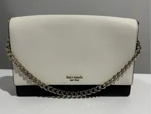 Kate Spade New York Cameron Convertible Crossbody Bag Multicolor White‎ Black Y thumbnail 1