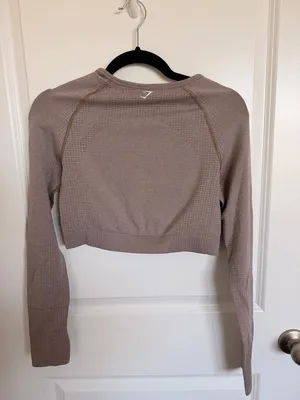 Gymshark Vital Seamless Long Sleeve Crop M thumbnail 4