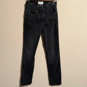 Frame smoke Black Le Hollywood high rise Jeans straight leg- Size 24 thumbnail 3