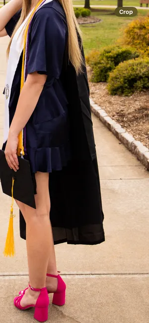 Altar'd State Navy Blue Dress thumbnail 6
