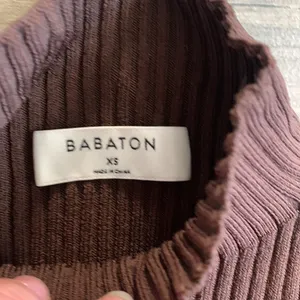 Babaton brown ribbed top thumbnail 3