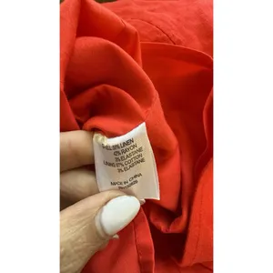 Revolve Lovers + Friends Wendy Linen Mini Dress Size Small Red Cocktail 1757 thumbnail 12