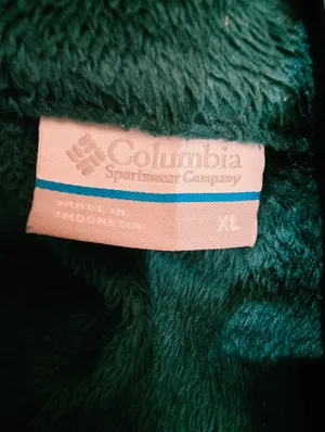 {XL} Columbia Fleece Full Zip Jacket Green thumbnail 8