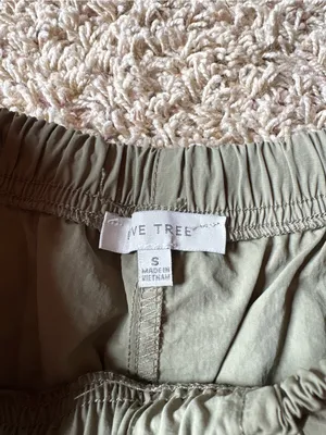Love Tree Olive Green Wide-Leg Pull-On Pants thumbnail 2