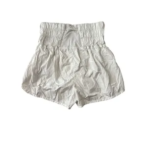 Free‎ People Movement The Way Home Running Shorts Small White Lined High Waist thumbnail 7