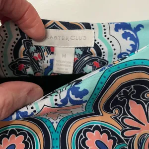 Charter Club Multicolor Paisley Top thumbnail 4