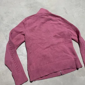 Ralph Lauren Sport Women's Chunky Cable Knit Full Zip Sweater Jacket Size Medium thumbnail 8