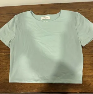 Aritzia Light Mint Short Sleeve Crew Tee thumbnail 1