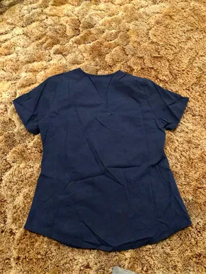Scrubstar Navy Blue Scrub Top thumbnail 2