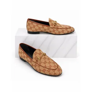 Gucci Jordaan GG Monogram Horsebit Loafer Ruggine Rust Size 40.5 thumbnail 2