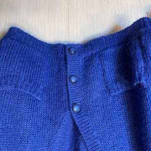 Vintage Bramble Lane Mohair Blend Cardigan – Royal Blue Cozy Y2K Grandpa Sweater thumbnail 2