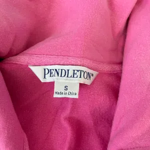 Pendleton Pink Full Zip Vest Hooded Collar Fleece Size Small‎ thumbnail 2