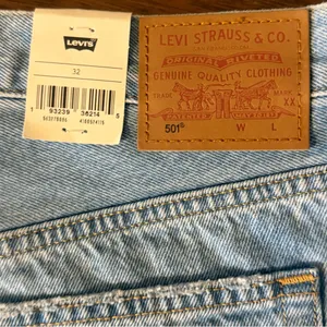 Levi's Light Blue 501 High Rise Shorts thumbnail 4