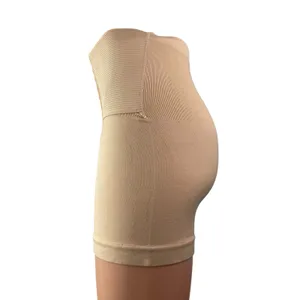 Women's Beige High Rise Waist Trainer Tummy Control Girdle Shapewear Shorts S/M thumbnail 4