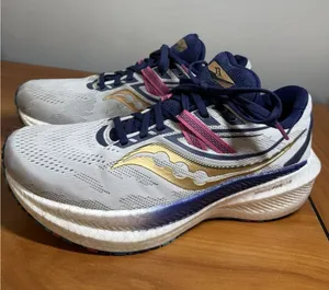 Saucony Women's Prospect Glass Triumph 20 Lace Up Sneaker Running Shoes Size 9 thumbnail 1