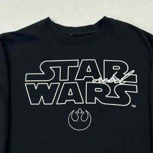 Star Wars Rebel Galaxy Graphic Logo Black Pullover Crewneck Sweatshirt Adult S thumbnail 2
