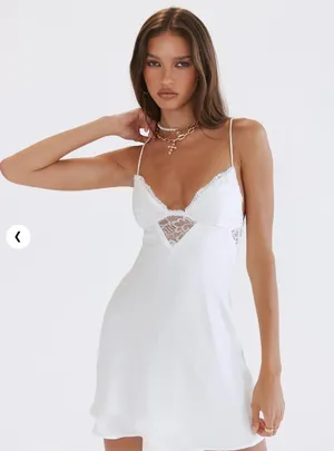 Princess Polly White Mini Dress thumbnail 1