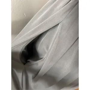 Azazie Leah style steel gray bridesmaid made of honor dress maxi with pockets se thumbnail 4
