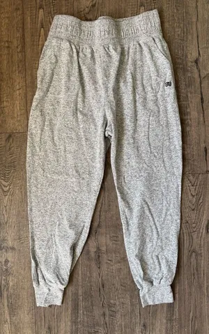Albion Fit Carry On Joggers- Heather Grey- Size Large thumbnail 1