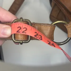 Lucky Brand Brown Leather Patchwork Crossbody Bag‎ Adjustable Strap Boho Western thumbnail 13