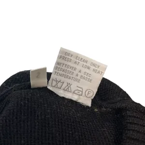 Bogner Vintage 90s Ski Mock‎ Neck Wool Blend Logo Sweater Black Size Small thumbnail 13