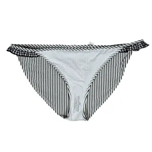 Aerie Bikini Bottoms Striped Ruffle Gingham Trim Womens Size L‎ thumbnail 3