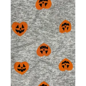 PINK Victorias Secret Pajama Shorts Womens XL Gray Pumpkin Halloween Cotton thumbnail 10