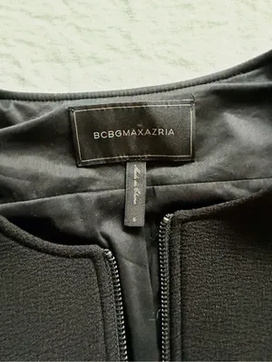 BCBGMaxAzria Jaymes Peplum Moto Jacket Black thumbnail 7