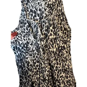 Abercrombie & Fitch Women’s Black White Animal Print Sleeveless Mini Dress XS thumbnail 6
