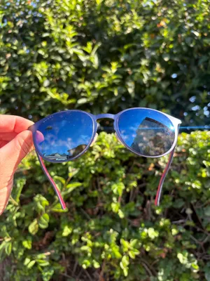 Gucci GG0504S-003 blue mirrored 52mm round unisex sunglasses thumbnail 4