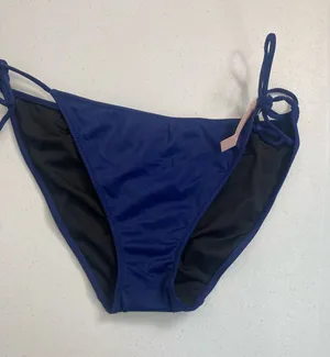 Victoria's Secret Cobalt Blue Tie-Side Bikini Bottoms thumbnail 1