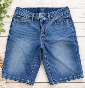 a.n.a. denim bermuda shorts size 8 (688) thumbnail 1