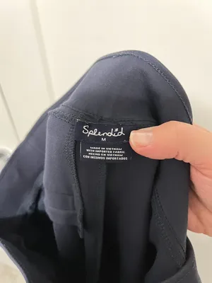 Splendid Medium Navy Blue Wide Leg Pants thumbnail 5