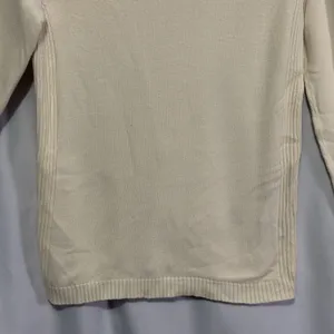Vintage Y2K Polo Jeans Ralph Lauren Womens Turtleneck Ribbed M Cream Classic thumbnail 3