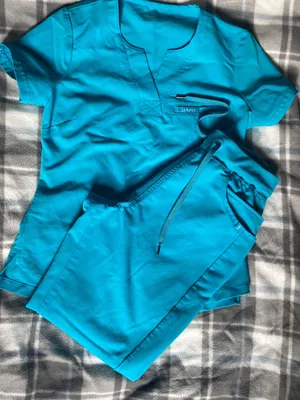 Jaanuu Teal Scrubs thumbnail 1