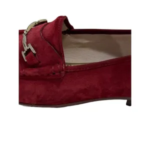 Sam Edelman Loraine Crimson/Scarlet Red Suede Bit Loafers| 6 thumbnail 12