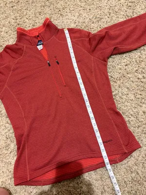 Patagonia Polartec R Long Sleeve Half Zip Burnt Orange thumbnail 15