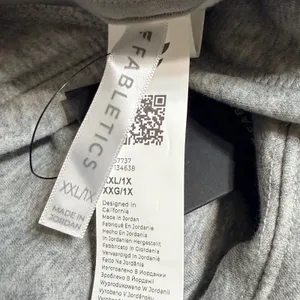 Fabletics Womens Go-To Hoodie Light Grey Heather Oversized XXL/1X LS2357069-3813 thumbnail 5