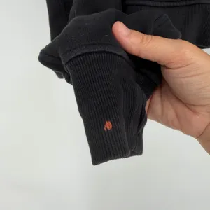 Lululemon Scuba Oversized Half Zip Hoodie Black XS/S Cropped Cotton Terry thumbnail 5