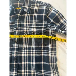 Ralph Lauren Rugby Womens Black White Plaid Flannel Button Down Shirt Size 2 thumbnail 4
