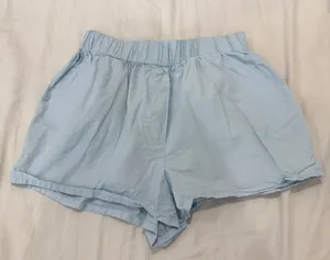 Daily Drills Light Blue Poplin Shorts thumbnail 3