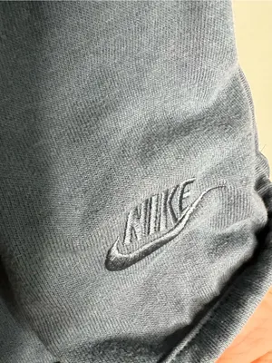Nike‎ Phoenix Fleece Teal Green Lounge Relaxed Cozy Athleisure Sweat Shorts thumbnail 3