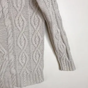 Lauren‎ Ralph Lauren ladies hand knit silk cotton linen blend pullover sweater M thumbnail 9
