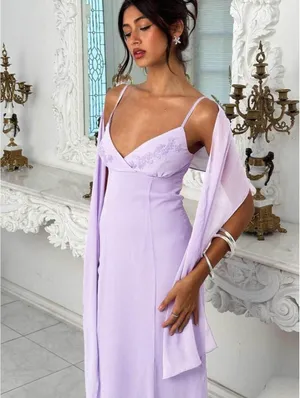 Princess Polly Jadira Maxi Dress Purple thumbnail 2