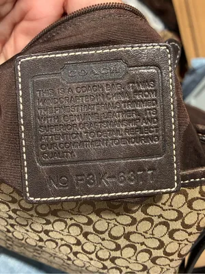 Coach Solo Shoulder Bag Brown‎ Signature C Buckle Flap Leather Canvas thumbnail 6