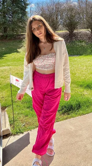 Blue Blush Floral Bandana Top thumbnail 6