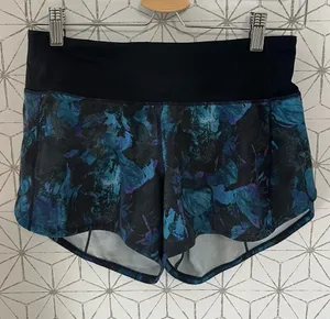 Lululemon High Rise Speed Short Floral thumbnail 1