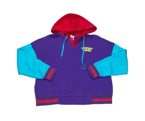 Looney tunes purple graphic hoodie thumbnail 1