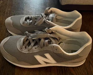 New Balance Charcoal and White Athletic Shoes thumbnail 1
